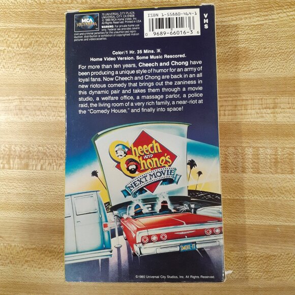 Cheech and Chong’s Next Movie (VHS, 1980) Tommy Chong, Stoner Comedy Cult VTG - Picture 3 of 6